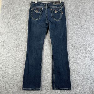 MEK DNM Barclay Jean Women 29 x 34Blue Slim Boot Low Rise Stretch meas 31x29